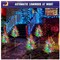 LED Solar Christmas Tree Lights 2 Pack Outdoor Decorations Solar Garden Stake Lights Waterproof Xmas Pathway Landscape Lighting for Holiday Party Yard Patio Driveway Decoration